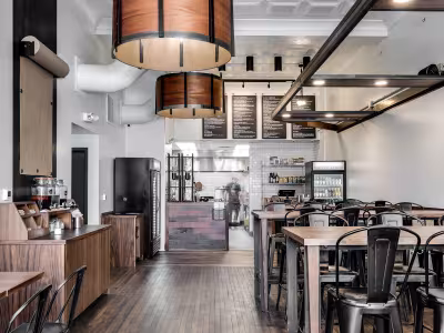 salt and forge interior seating and counter